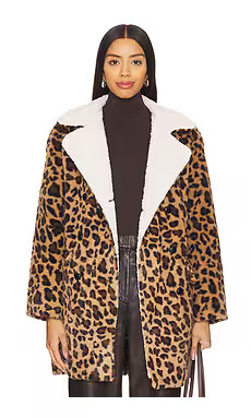 LNA Rana Faux Leopard Jacket in Leopard from Revolve.com | Revolve Clothing (Global)