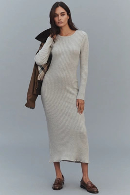 Daily Practice High Tide Long-Sleeve Midi Dress | Anthropologie (US)