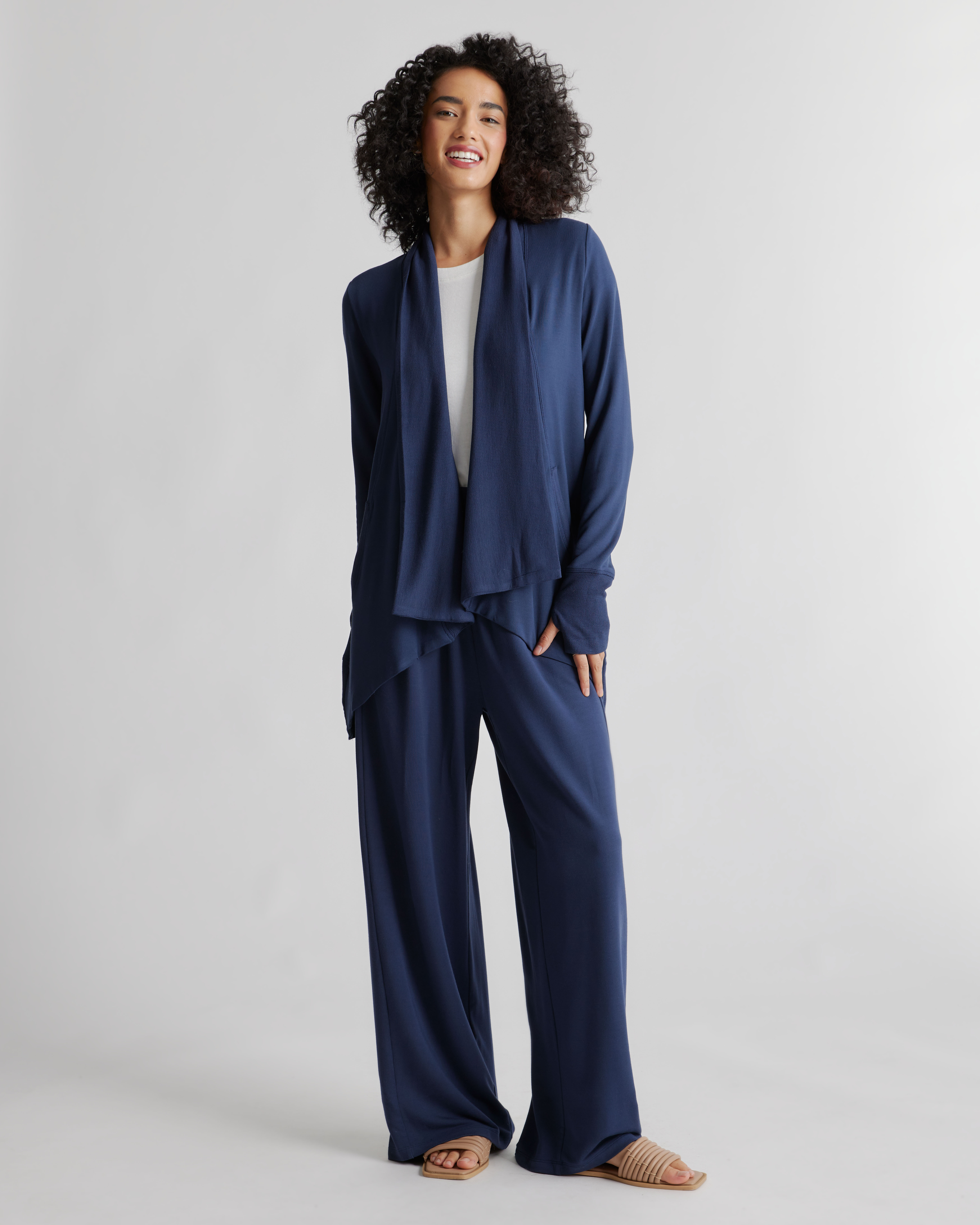 French Terry Modal Cardigan | Quince