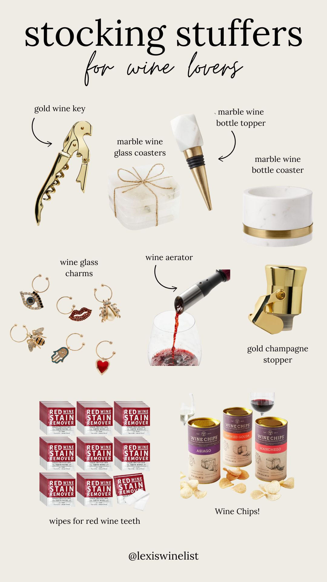 stocking stuffers for wine lovers🍷

wine gifts, wine tasting, hostess gifts 

 

#LTKGiftGuide #LTKHoliday #LTKHome
