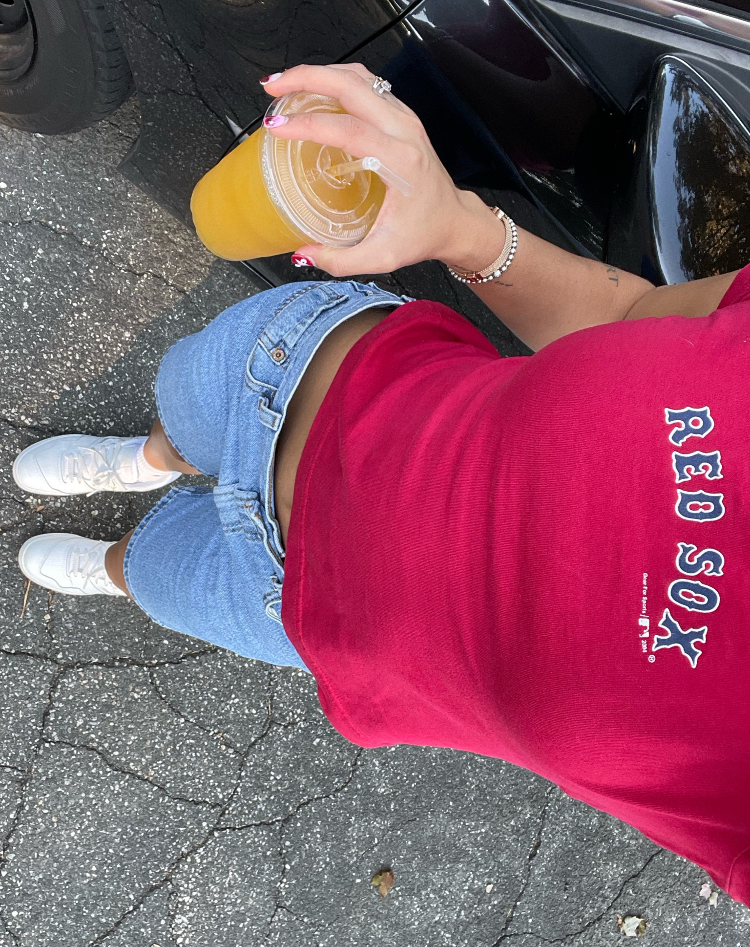 Cute streetwear inspo for sports season! Outfit was thrifted but I tagged all similar items! 
New Balance All White 550’s on the shoes👟


#LTKFindsUnder100 #LTKSeasonal #LTKActive