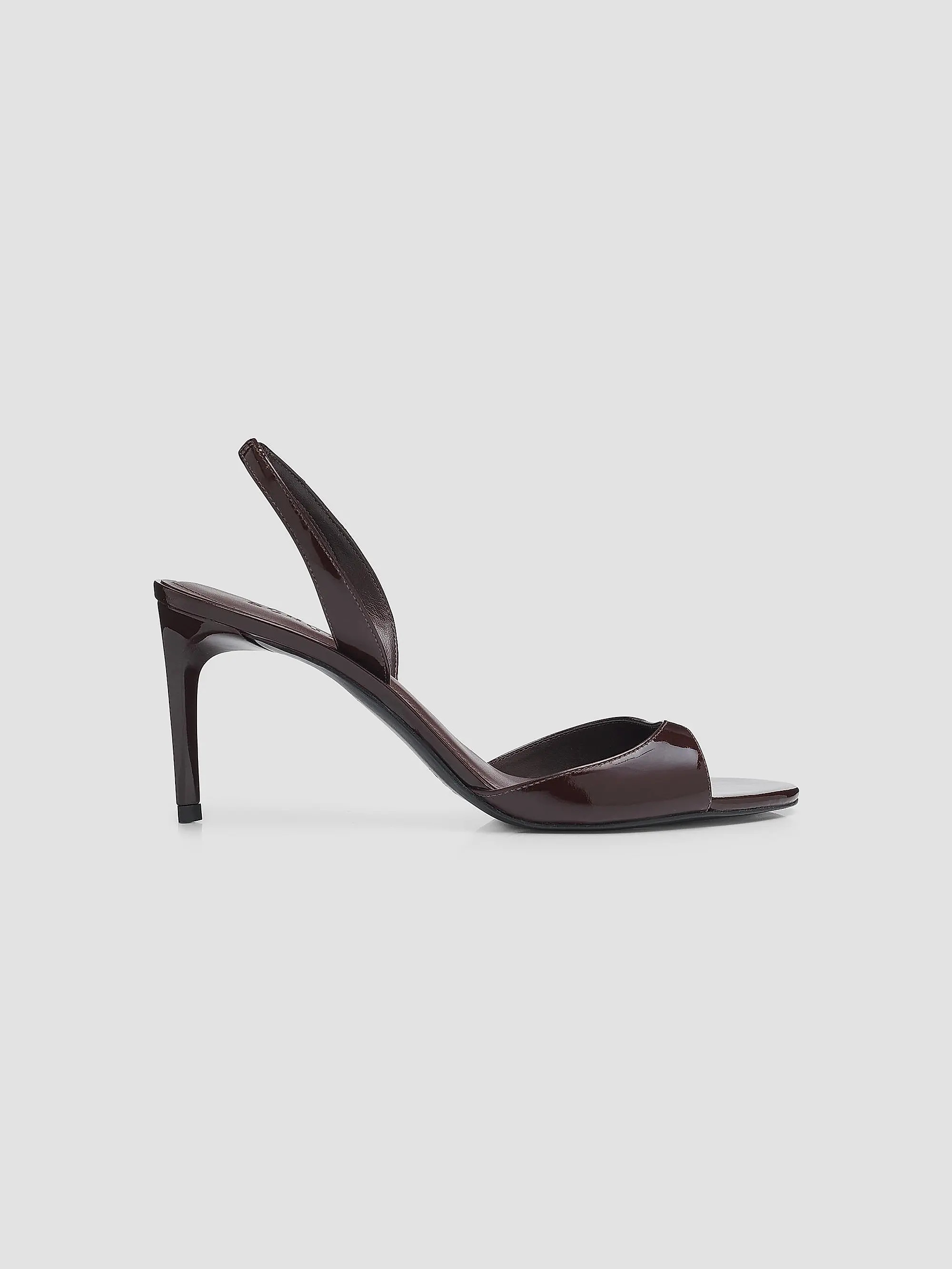 Scarlett Sling 80MM Patent Leather Slingback Sandals | Saks Fifth Avenue