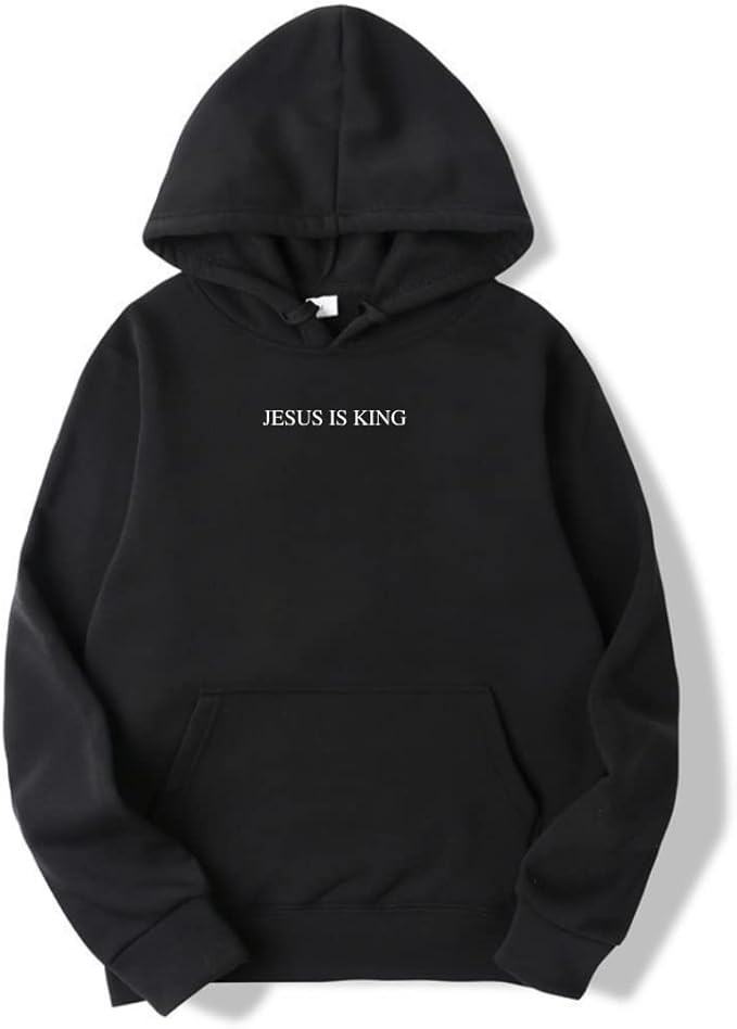 JESUS IS KING Hoodie | Christian Faith Unisex Jesus Sweater | Amazon (US)