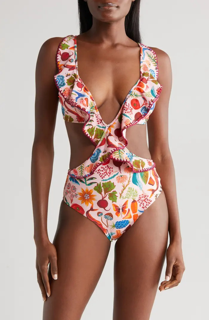 Bright Farm Cutout One-Piece Swimsuit | Nordstrom