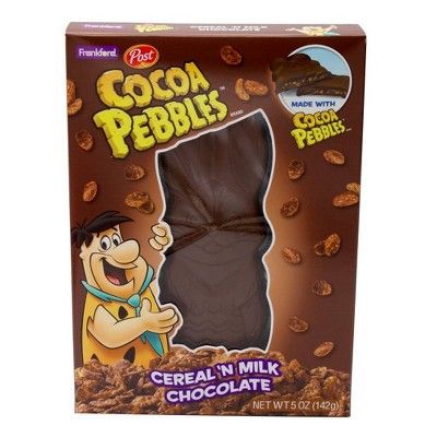 Cocoa Pebbles Easter Milk Chocolate Solid Bunny - 5oz | Target