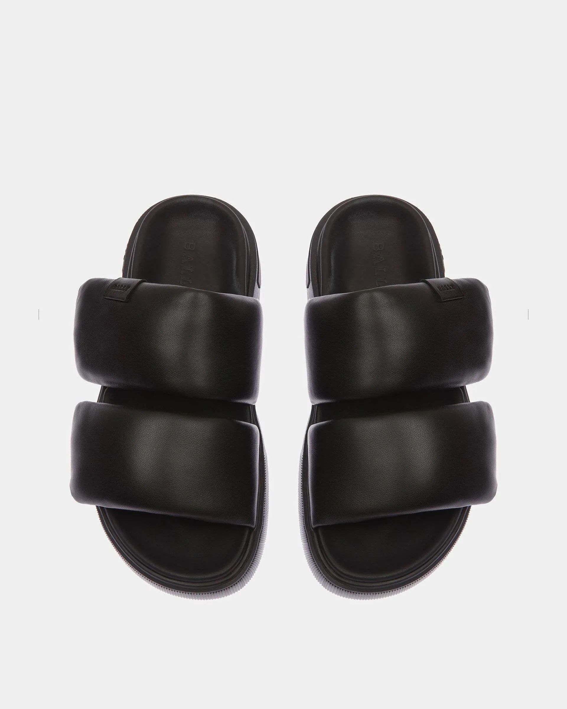 Joey-W Leather Sandals In Black | Bally