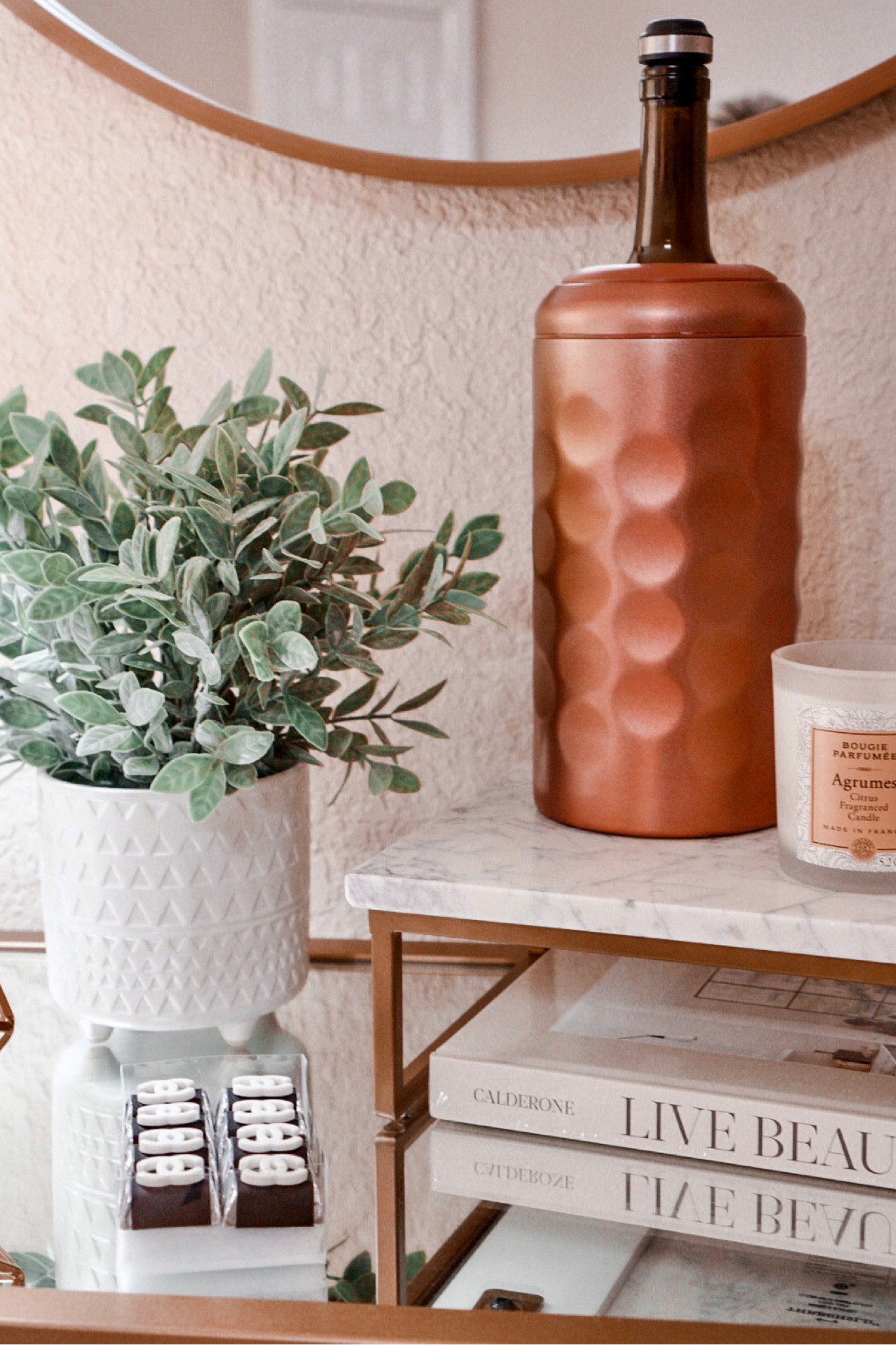 Bar cart styling, bar cart essentials, home decor, wine cooler, Amazon home

#LTKstyletip #LTKhome #LTKunder100