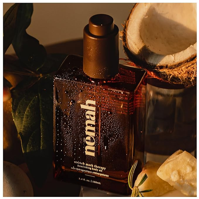 Nemah - Nourishing Belly Oil for Pregnant Women, Pregnancy Belly Oil - Hydrating Stretch Mark Oil... | Amazon (US)