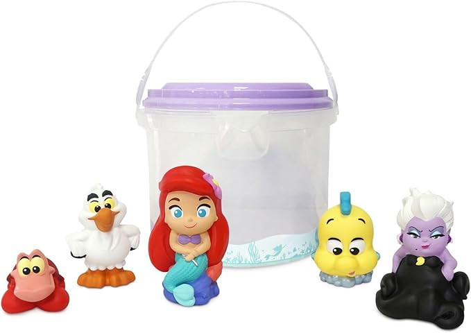 Disney Store Girl's Bath Set (Little Mermaid) - Kids Bath Accessories with Beloved Disney Charact... | Amazon (US)