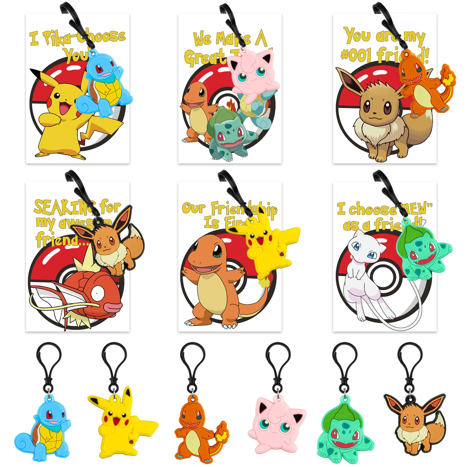 Yunfan Valentines Day Cards for Kids School 24Pack Valentines Cards with Adorable Keychain Valent... | Amazon (US)