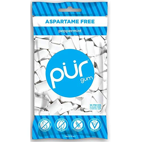 Pur Gum Peppermint, 2.72 Ounce , 3 Bags | Amazon (US)