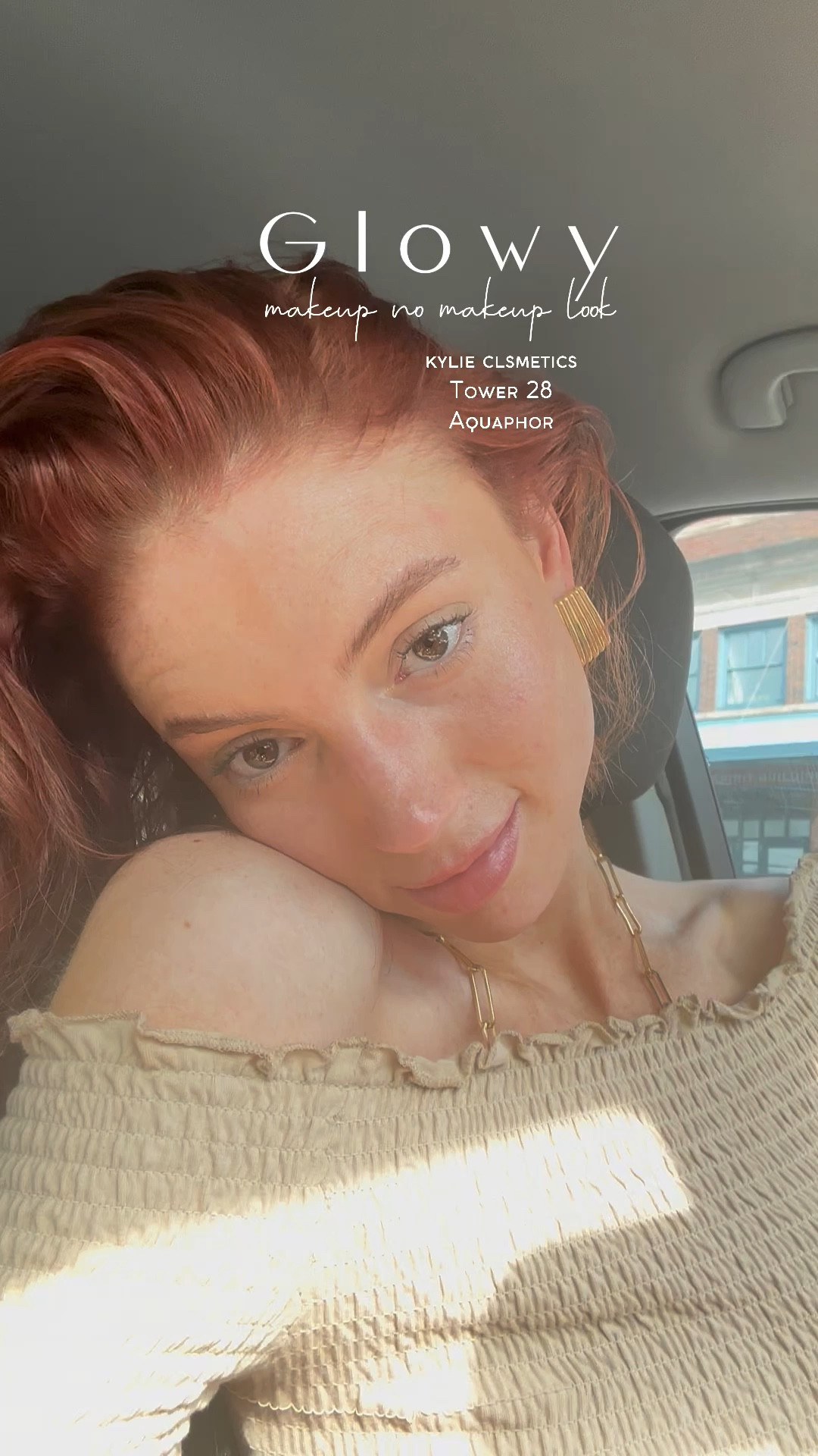 Glowy make up look 
Beauty under 5 mins 
Easy summer glow 
Redhead make up 

#LTKBeauty #LTKStyleTip #LTKBacktoSchool