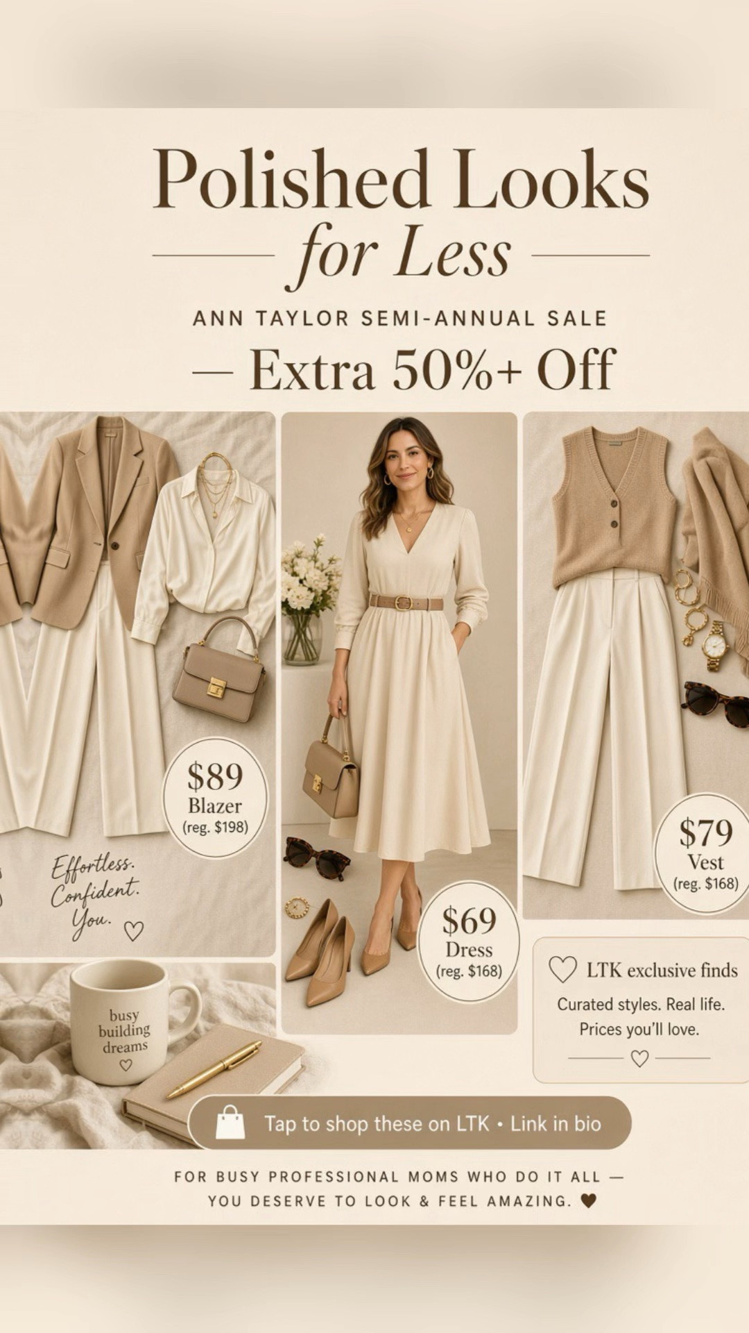 Ann Taylor Semi-Annual Sale is live and the steals are actually good this time 👀 Extra 50–70% off sale styles + pieces starting at $25. Linked everything I’m loving for work + weekend. Which one are you grabbing?!

#LTKWorkwear #LTKSaleAlert #LTKgrwm