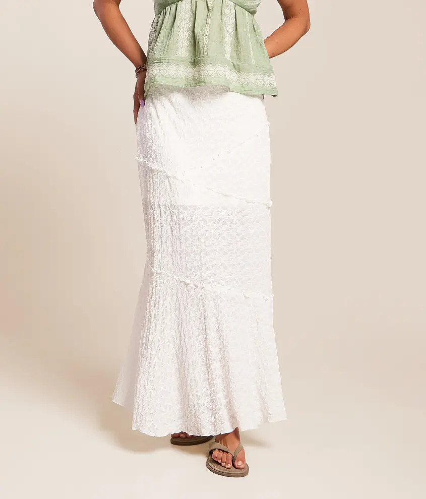 Lace Maxi Skirt | Buckle