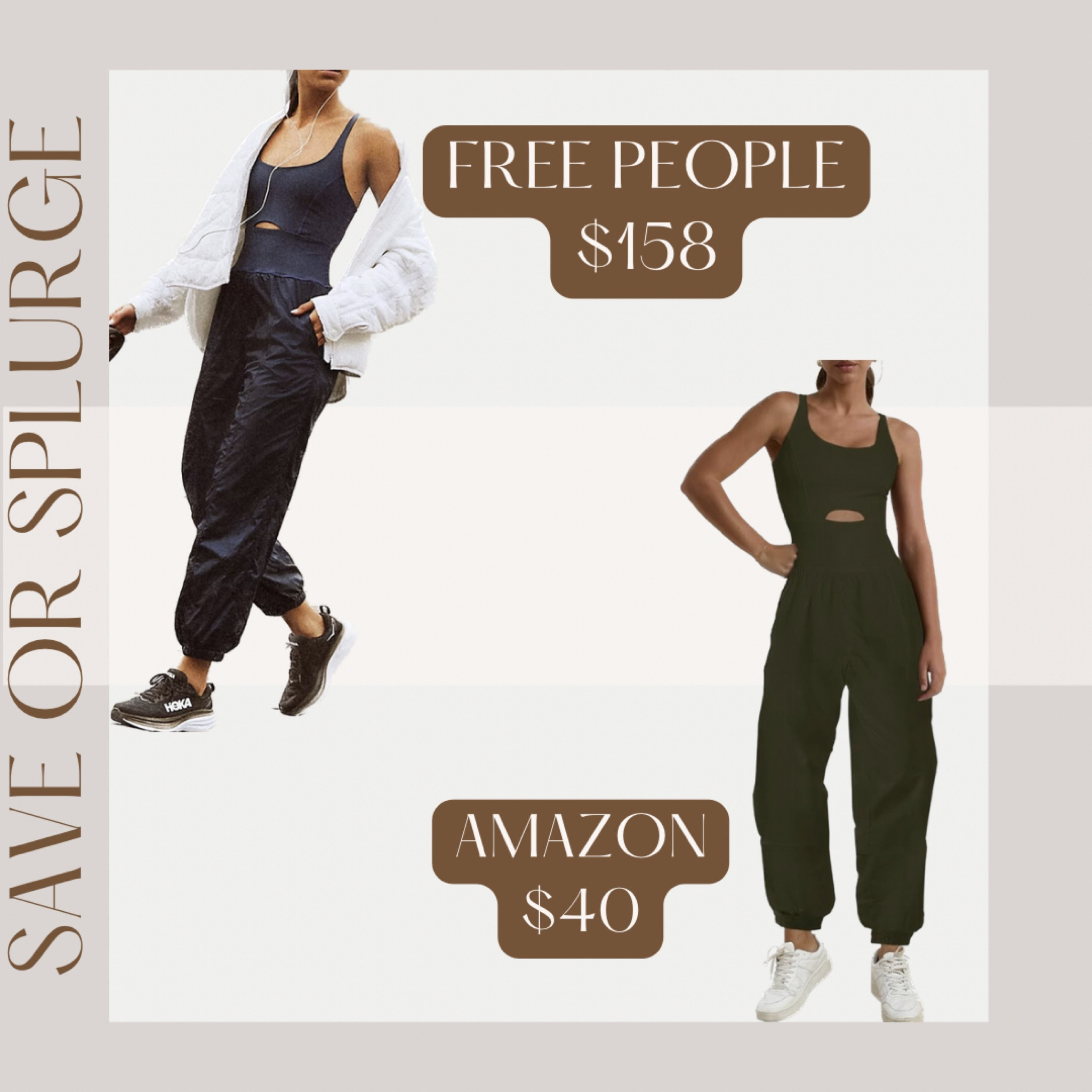 It’s Sunday so that means Save or Splurge time!! This Free People inspired jumpsuit is perfect! Just throw a cardigan over and you’re ready to go!

#LTKstyletip #LTKSeasonal #LTKfitness