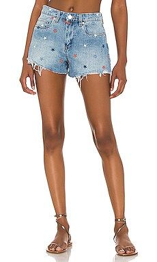 BLANKNYC Barrow Denim Short in Born in the USA from Revolve.com | Revolve Clothing (Global)