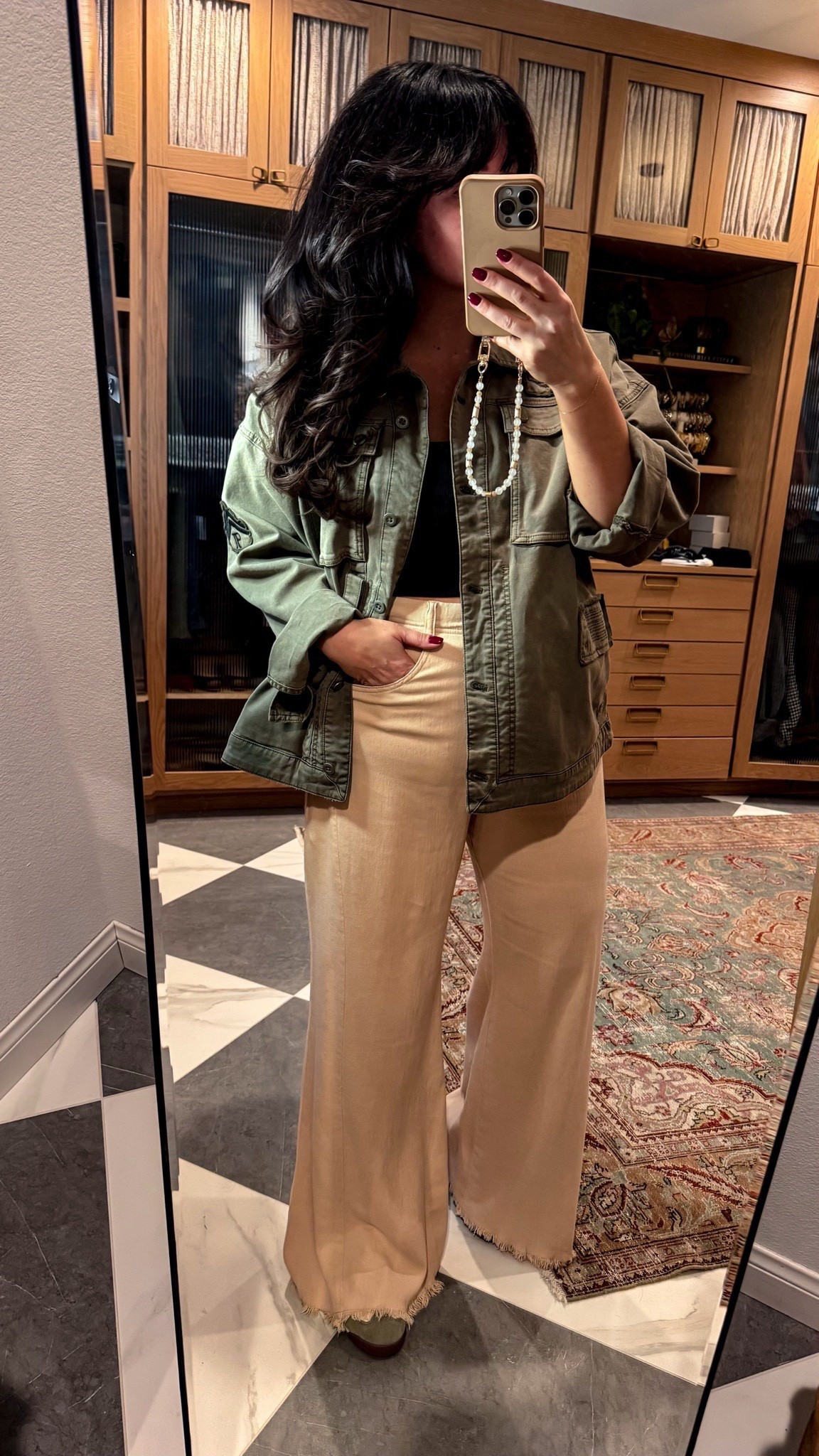 Casual travel outfit Wearing an xl in this military jacket Size 33 in my fave comfy pants Sneakers tts. Code TRULY20 for 20% off! 

#LTKMidsize #LTKStyleTip #LTKSaleAlert