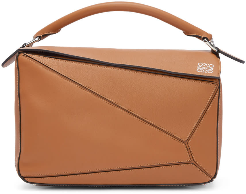 Loewe Tan Puzzle Bag | SSENSE