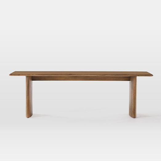 Anton Solid Wood Dining Bench (58"–72") | West Elm (US)