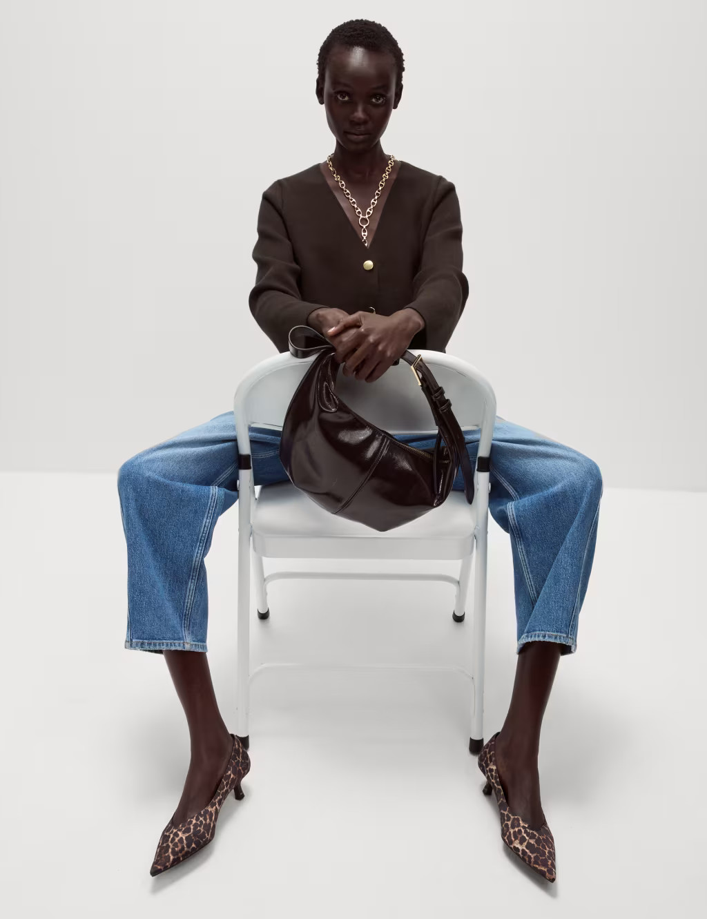 Knitted Button Front Fitted Cardigan | Marks & Spencer (UK)