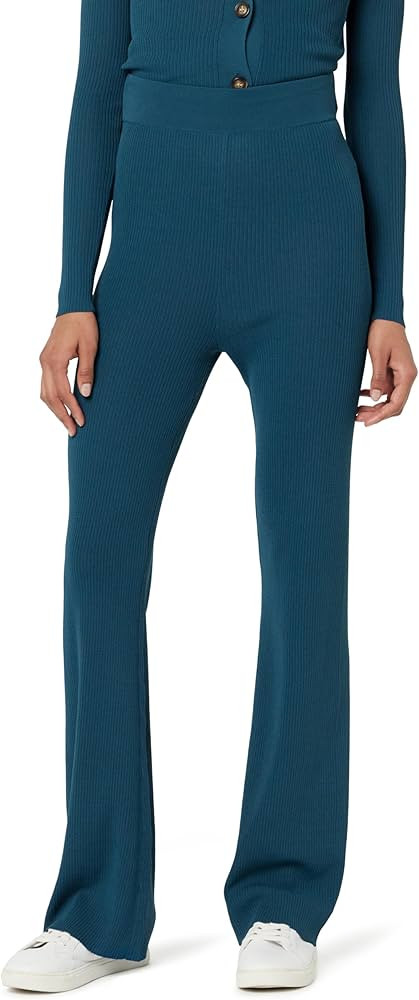The Drop Women's Ellison Rib Flare Leg Sweater Pant | Amazon (US)