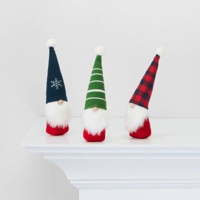 3pc Mini Gnomes Decorative Figurines - Wondershop™ | Target