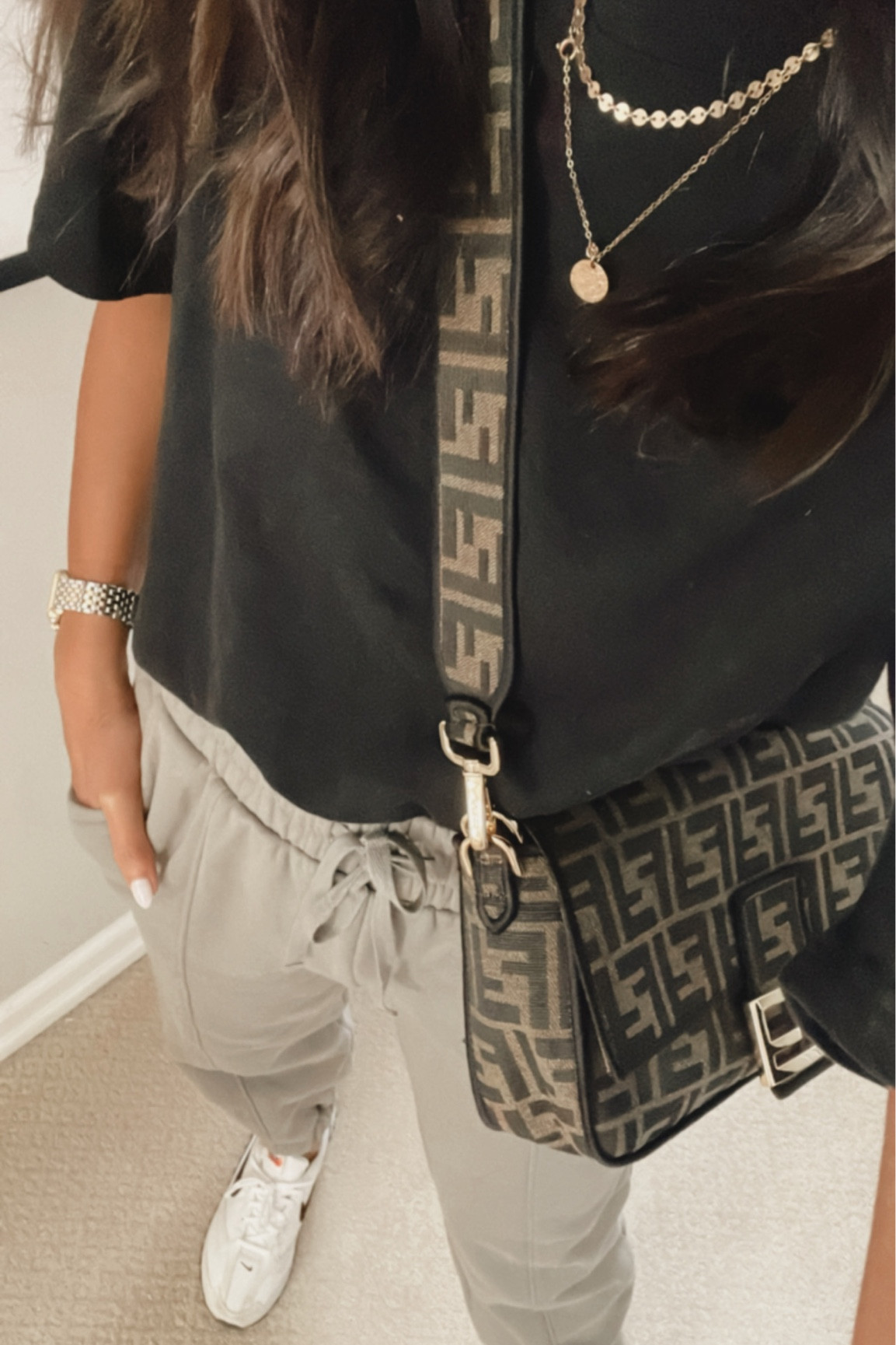 I’m just shy of 5’7 wearing the size small tee and size XS sweatpants. 
Amazon style, Amazon fashion, athleisure, StylinByAylin 

#LTKstyletip #LTKSeasonal #LTKunder100