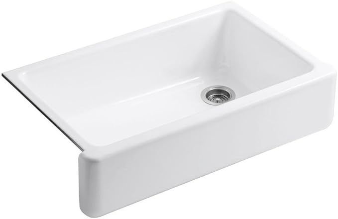 KOHLER 6489-0 Whitehaven UC 36 Tall Apron Sink, One Size, White | Amazon (US)