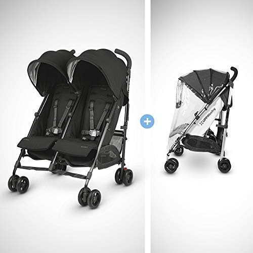 UPPAbaby G-Link 2 Stroller - Jake (Black/Carbon) + G-Link 2  Rain Shield | Amazon (US)