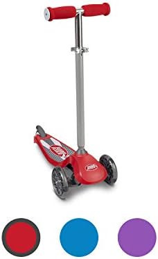 Radio Flyer Lean 'N Glide Scooter with Light Up Wheels Vehicle (549X), Red | Amazon (US)