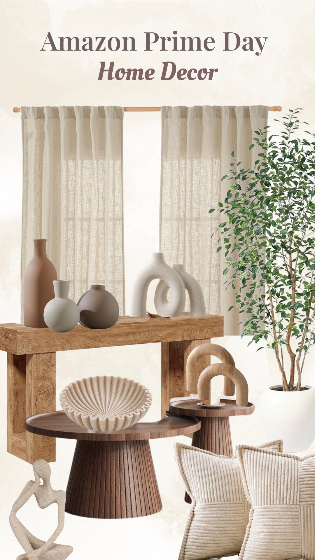 Prime Day home decor finds you don’t want to miss 🤍 All of these pieces are perfect for creating that elevated, neutral, and organic modern vibe in your home. Think soft textures, sculptural accents, and calming color palettes that instantly elevate your space without breaking the bank. Everything is linked on my LTK—shop now and upgrade your home with these timeless, affordable Amazon finds. #PrimeDay2025

prime day home decor deals modern neutral home finds organic modern living room prime day Amazon home sale neutral Amazon decor affordable modern furniture prime day home sales sculptural decor ideas minimal home aesthetic prime day Amazon finds elevated neutral decor

#PrimeDayFinds #NeutralHomeStyle #OrganicModern #AmazonPrimeDay #HomeDecorDeals #BudgetFriendlyDecor #MinimalModern #AmazonHomeFinds #InteriorStyle #HomeVibes #ModernOrganicStyle 

#LTKHome #LTKSaleAlert #LTKHome #LTKFindsUnder50 #LTKSaleAlert