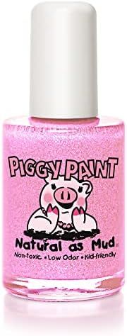 Piggy Paint 100% Non-toxic Girls Nail Polish - Safe, Chemical Free Low Odor for Kids, Sweetpea | Amazon (US)