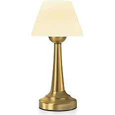 Outdoor Battery Operated Cordless Table lamp Waterproof, Shower Lamp Rechargeable, Touch Dimmable... | Amazon (US)