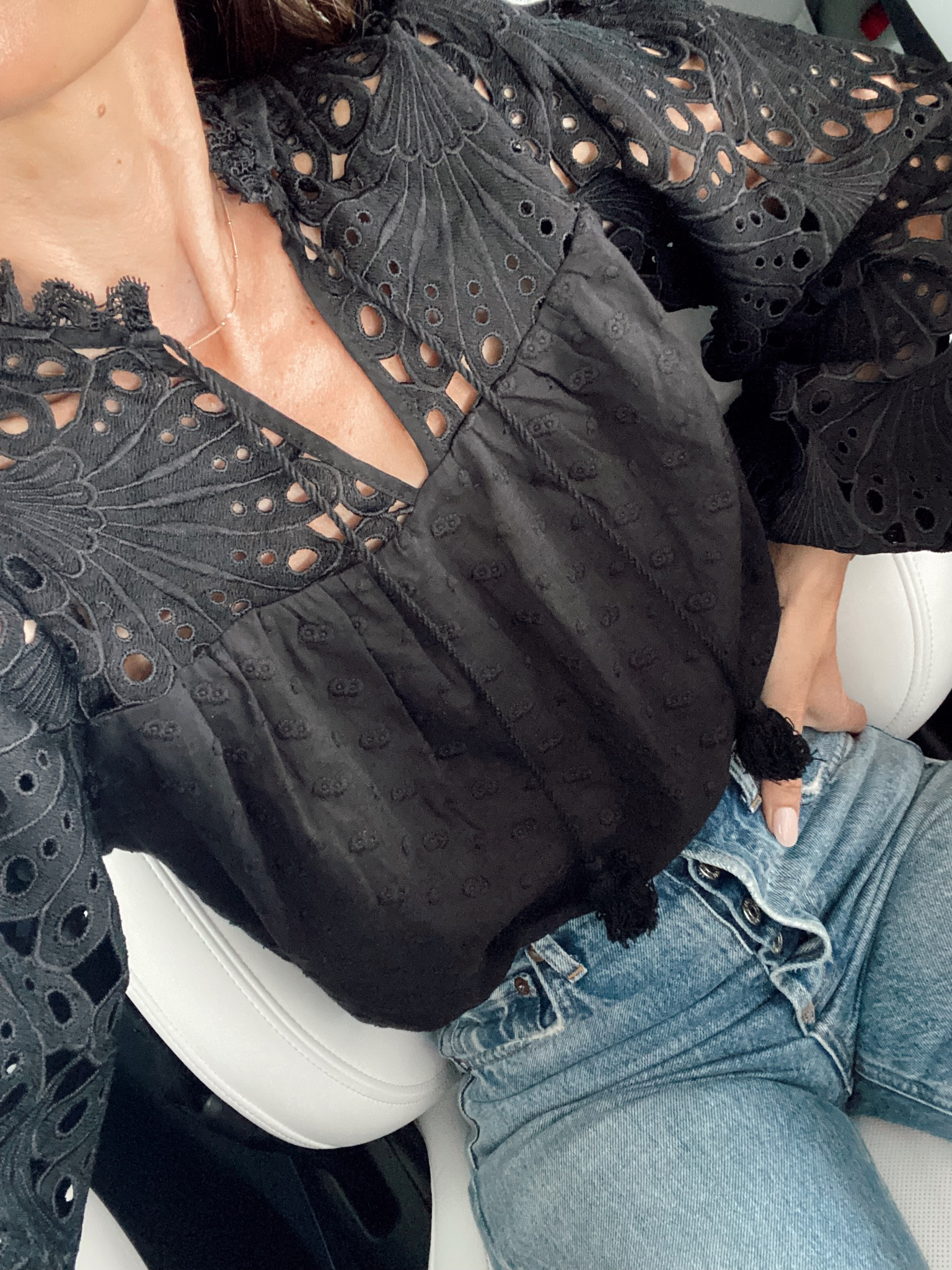 Up close details of this top- 20% off this weekend 

#LTKsalealert #LTKstyletip