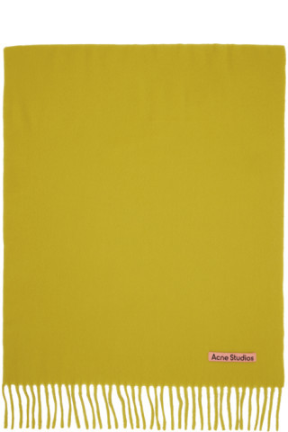 Yellow Oversized Scarf | SSENSE