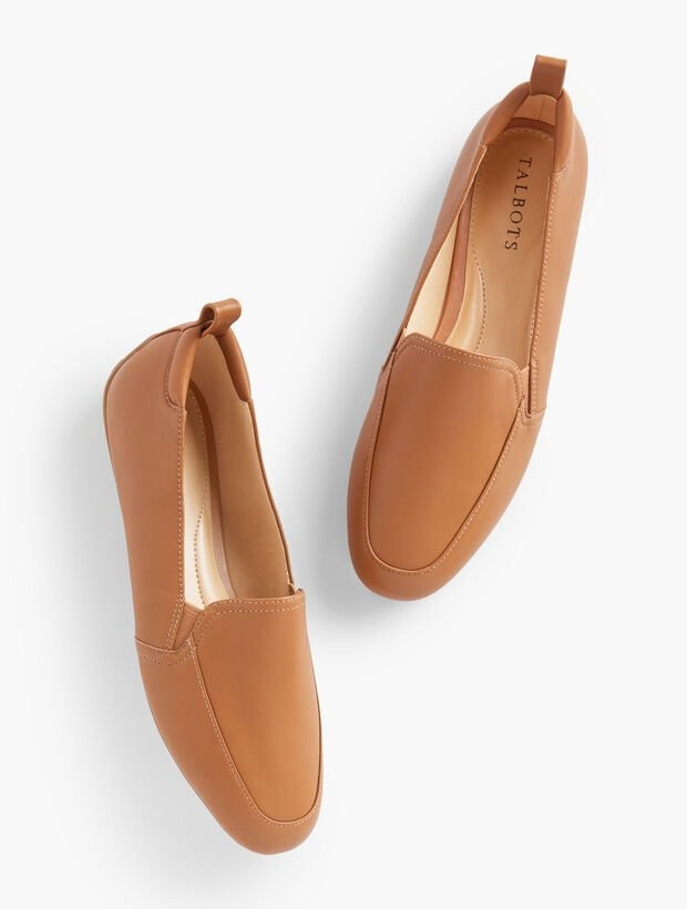 Jessie Gore Nappa Loafers | Talbots