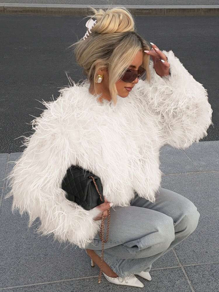 Faux Fur Coat | SHEIN