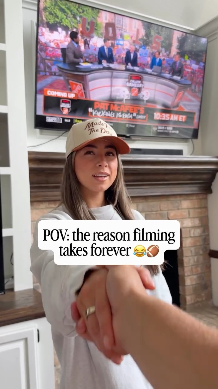 Why is filming with your husband so hard 😂 was supposed to be a video about and OSU fan marrying a Texas fan hahaha

#collegefootball

#LTKvlog #LTKActive #LTKMens