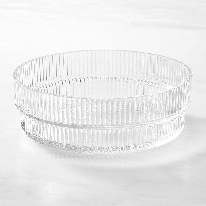 Optic Glass Serving Bowls | Williams-Sonoma