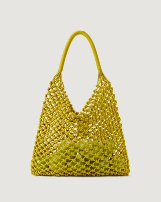 Isola Large Net Bag | Ochre | Naghedi