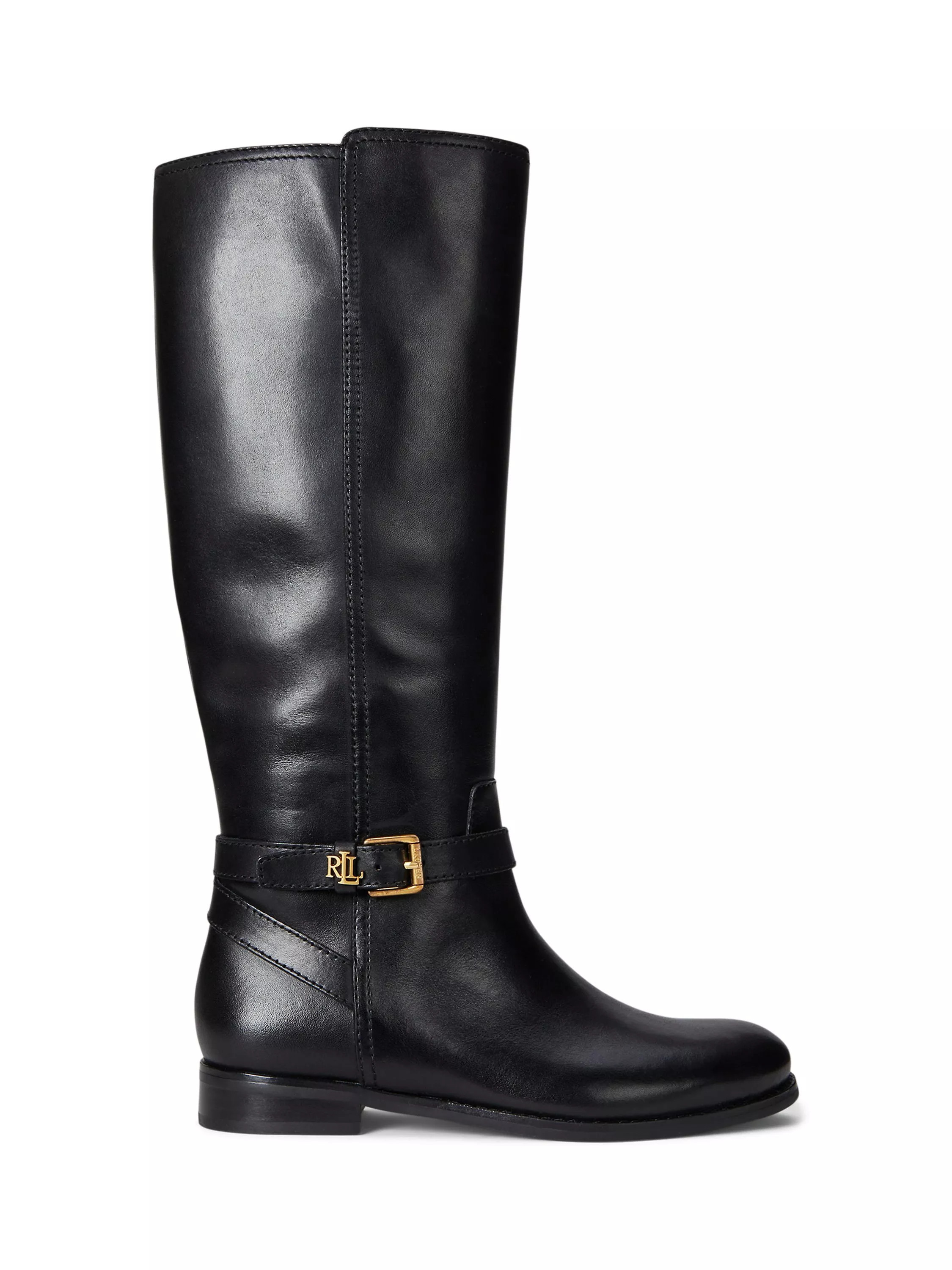 Lauren Ralph Lauren Brooke Leather Calf Boots | John Lewis (UK)