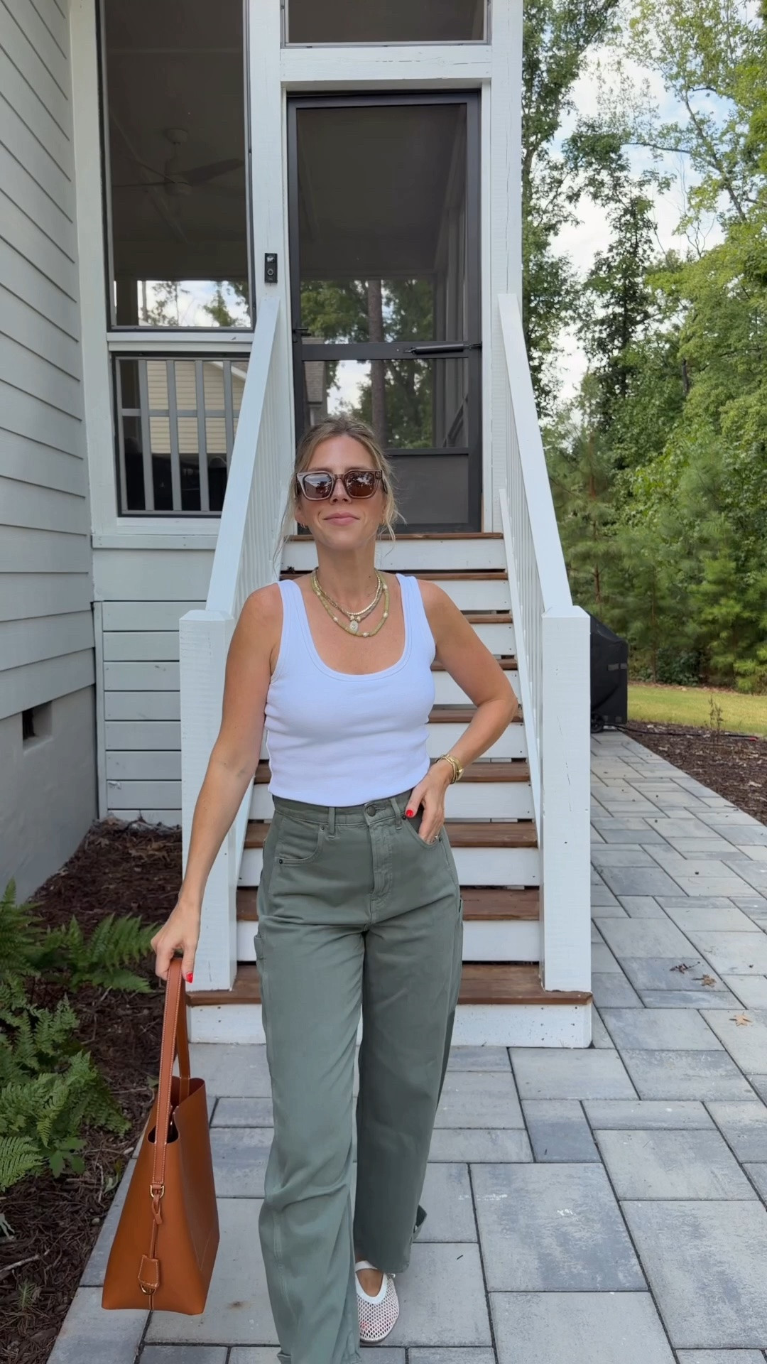 Love these pants for something different than jeans. Fit TTS!