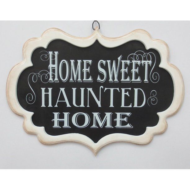 Way To Celebrate Halloween Wall Decor, Home Sweet Haunted Home - Walmart.com | Walmart (US)