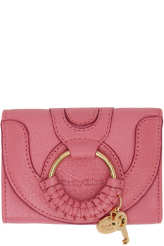 Pink Trifold Hana Wallet | SSENSE