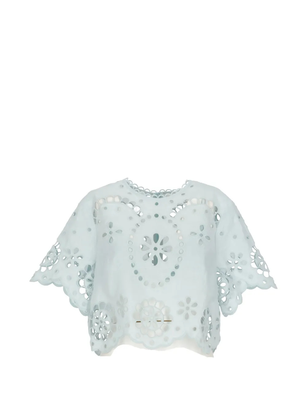 ZIMMERMANN Awaken Embroidered Blouse | Blue | FARFETCH PT | Farfetch Global