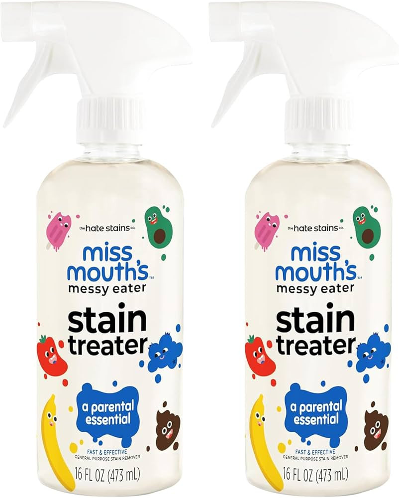 Miss Mouth’s Messy Eater Stain Treater Double Trouble Bundle - 2-Pack of 16oz Stain Remover - N... | Amazon (US)