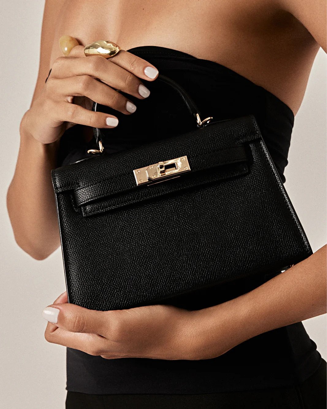 HARIETTE HANDLE BAG - BLACK | Billini AU