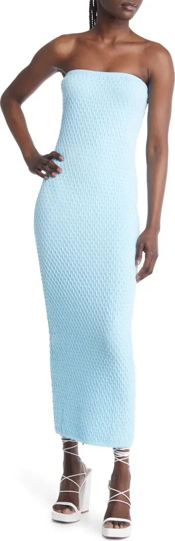 Strapless Maxi Sweater Dress | Nordstrom