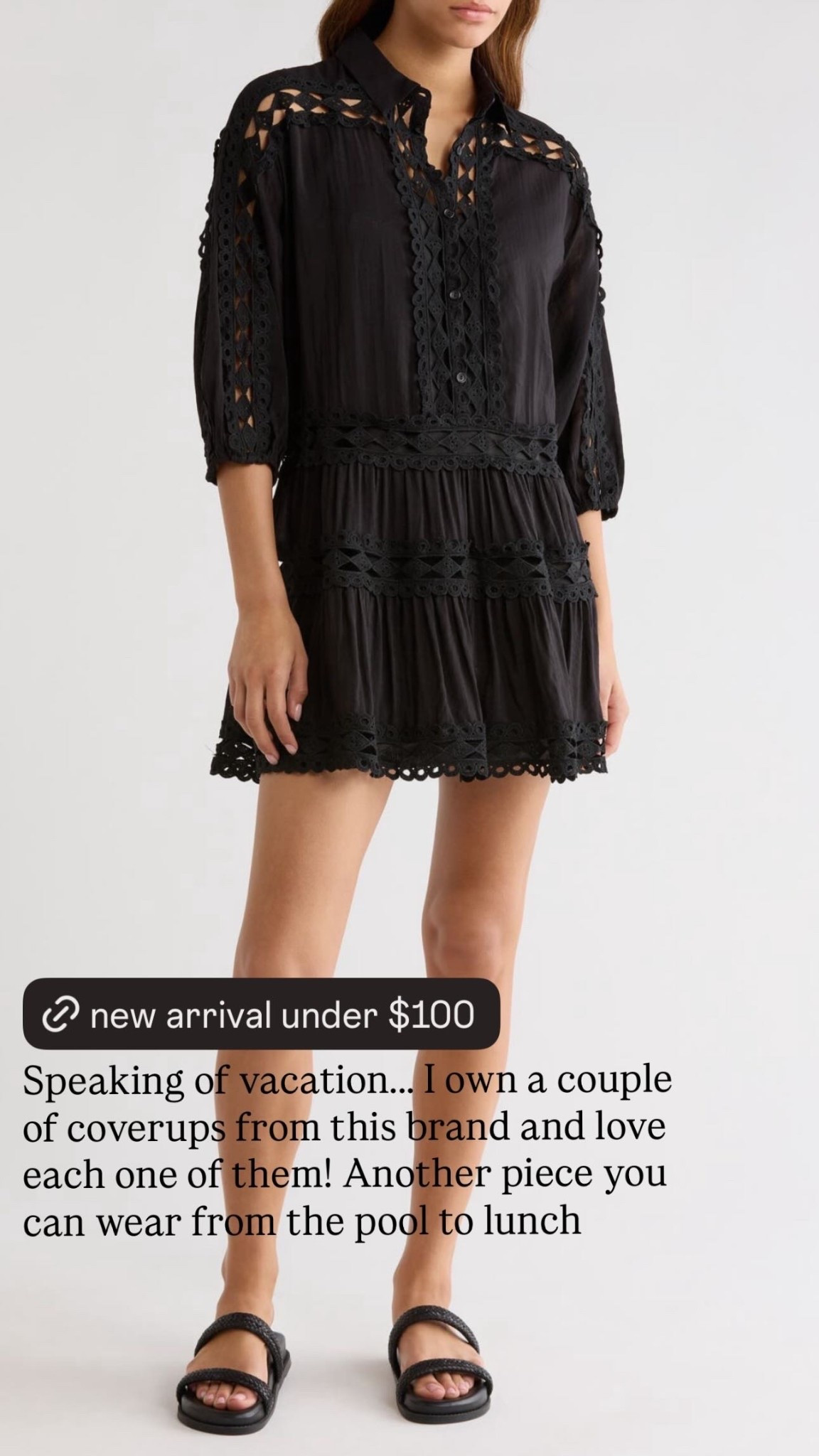 Speaking of vacation... I own a couple of coverups from this brand and love each one of them! Another piece you can wear from the pool to lunch

#LTKgrwm #LTKOver40 #LTKootd