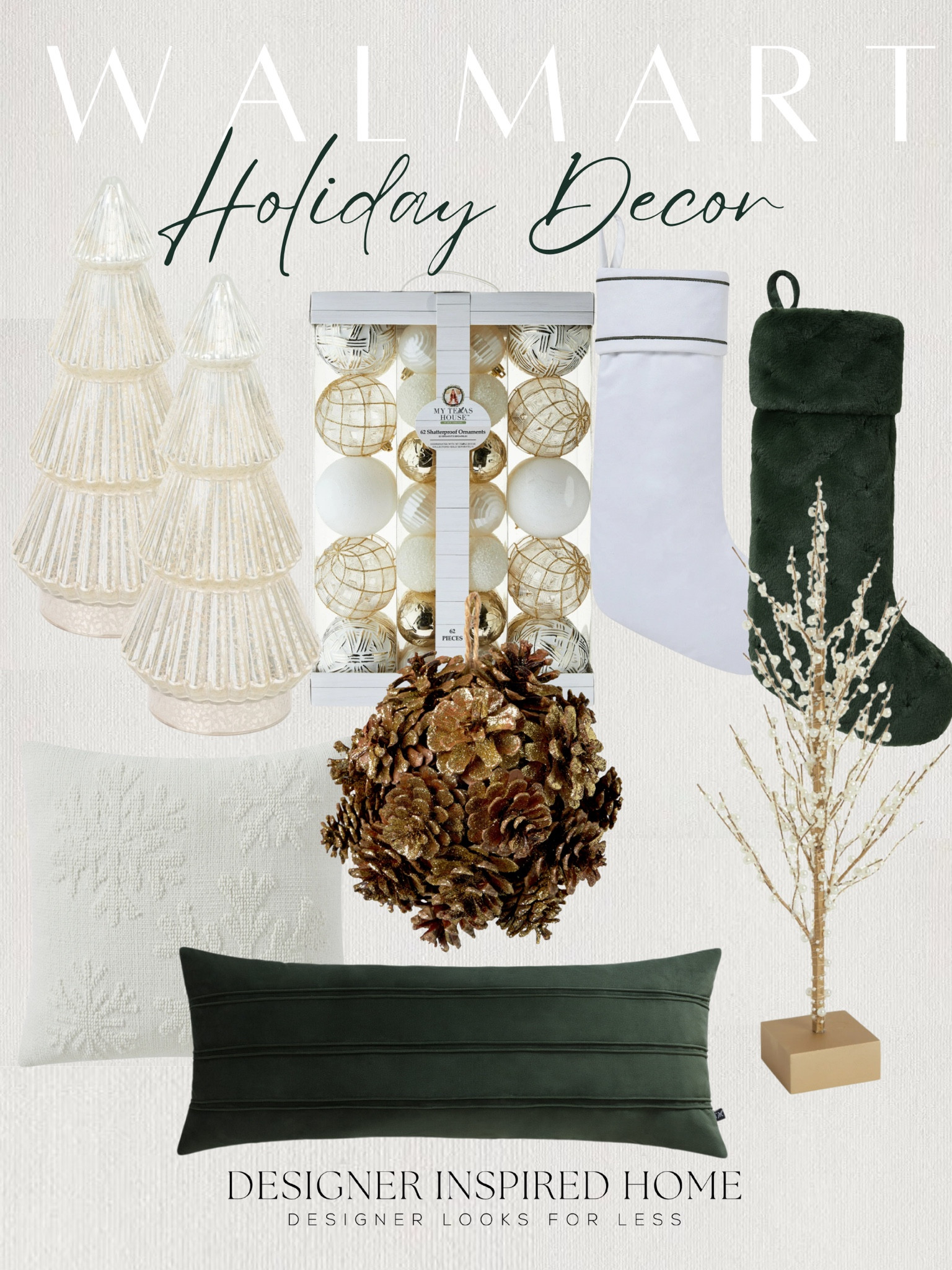 Walmart holiday decor! 

#LTKSeasonal #LTKHome #LTKHoliday